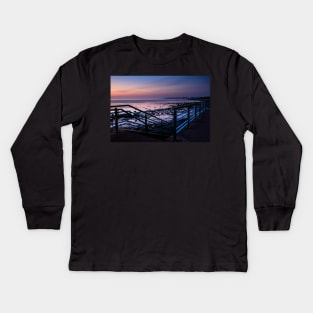 Twilight, Whitley Bay Kids Long Sleeve T-Shirt